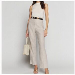 NWT Reformation Freddie Linen Pants